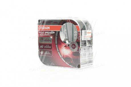 Лампа ксенонова D3S XENARC NIGHT BREAKER LASER 42В, 35Вт, PK32d-5 (+200)компл. OSRAM 66340XNL-HCB (фото 1)