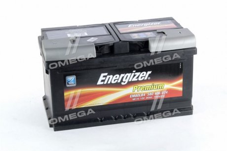 Аккумулятор   80Ah-12v Energizer Prem.(315х175х175), R,EN740 !КАТ. -15% 580406074