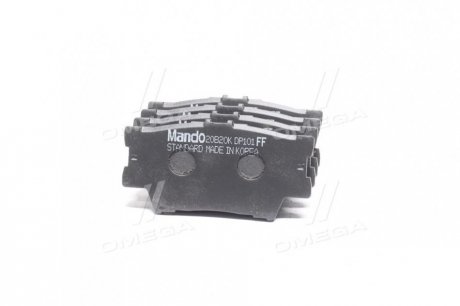 Дисковые тормозные колодки (задние) MANDO MPT14 (фото 1)