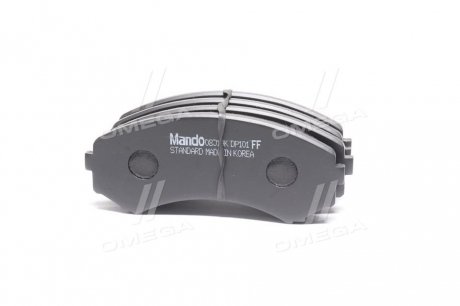 Дисковые тормозные колодки (передние) MANDO MPA09 (фото 1)