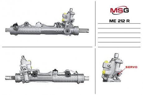 Рулевая рейка с ГУР восстановленная MERCEDES-BENZ S-CLASS (W220) 98-05,S-CLASS купе (C215) 99-06 ME212R