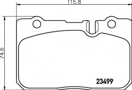 Колодки гальмівні дискові передні на Lexus LS 400 (94-97)  (NP1063) NISSHINBO
