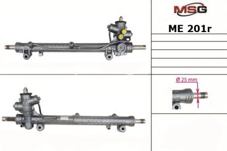 Рульова рейка з ГУР відновлена MERCEDES A W 168 97-04 ME201R