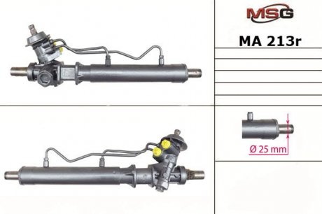 Рульова рейка з ГУР відновлена MAZDA MX-3 91-94 MSG MA213R (фото 1)