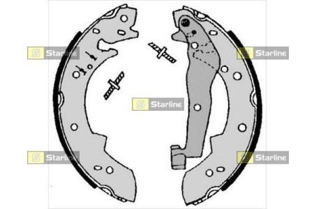 Тормозные колодки (задние) STARLINE BC 07050 (фото 1)
