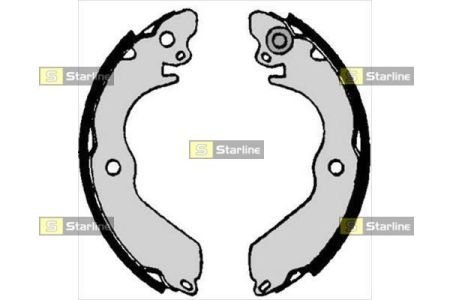 Тормозные колодки (задние) STARLINE BC 07020 (фото 1)