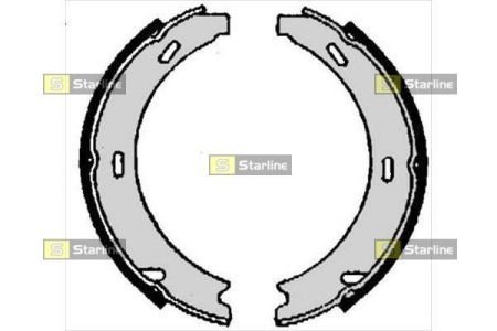 Тормозные колодки (задние) STARLINE BC 06870 (фото 1)