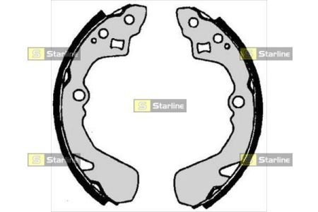 Тормозные колодки (задние) STARLINE BC 06430 (фото 1)