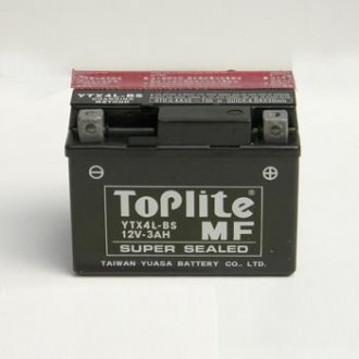 Мотоакумулятор TOPLITE TOPLITE YTX4L-BS