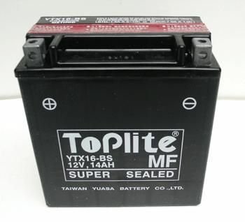 Мотоакумулятор TOPLITE TOPLITE YTX16-BS