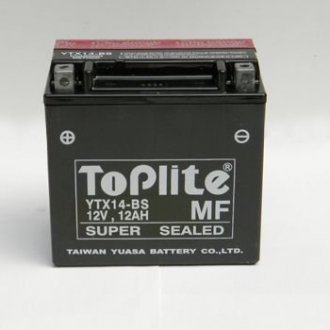 Мотоакумулятор TOPLITE TOPLITE YTX14-BS