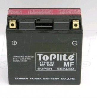 Мотоакумулятор TOPLITE TOPLITE YT14B-BS