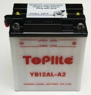 Мотоакумулятор TOPLITE TOPLITE YB12AL-A2