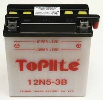 Мотоакумулятор TOPLITE TOPLITE 12N5-3B