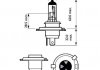 Автомобильная лампа H4 LongeRLife EcoVision 12V P43T-38 PHILIPS 36189630 (фото 2)