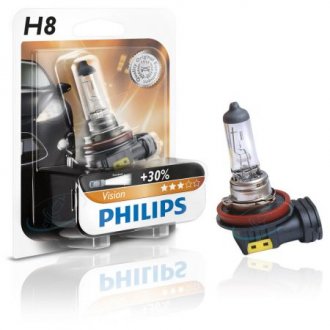 Автомобильная лампа: 12 [В] H8 Vision 35W цоколь PGJ19-1 Blister 82416530