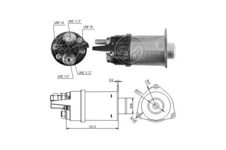 Втягивающее реле стартера ZM2452