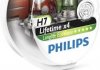 Набор ламп H7 LongLife EcoVision 12V PX26d PHILIPS 36259628 (фото 3)