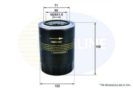 Масляный фильтр CMB11351