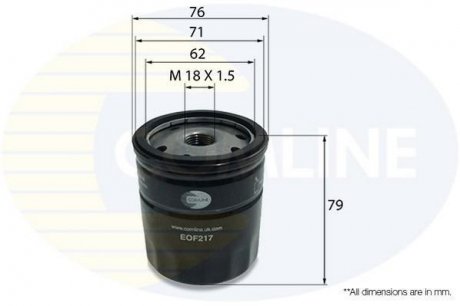 Масляний фільтр Comline EOF217 (фото 1)