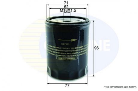 Масляный фильтр Comline EOF035 (фото 1)