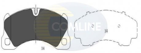 CBP06039 Comline - Гальмівні колодки до дисків