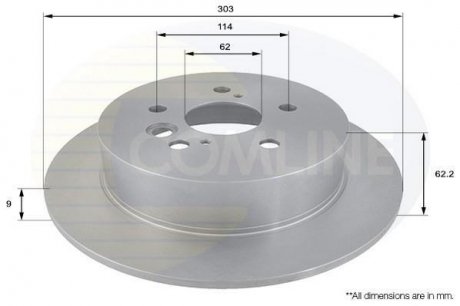Тормозной диск (задний) ADC01121