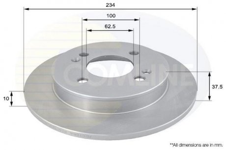 Гальмівний диск (задній) ADC1056