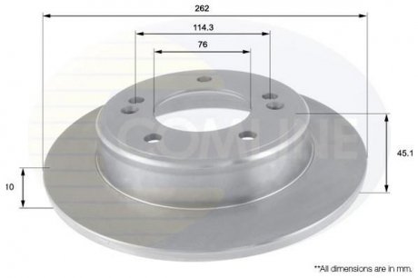 Тормозной диск (задний) ADC2415
