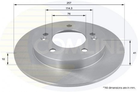 Тормозной диск (задний) Comline ADC1099 (фото 1)
