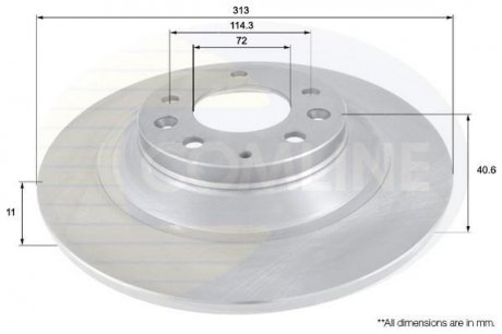 Тормозной диск (задний) ADC0467