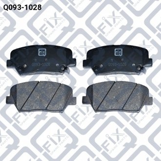 Дисковые тормозные колодки (передние) Q-FIX Q0931028 (фото 1)
