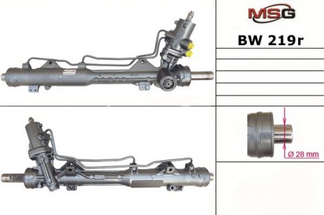 Рулевая рейка с ГУР восстановленная BMW 3 E-90 05- BW219R