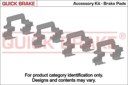 109-1767 QUICK BRAKE Планка супорта прижимна 109-1767