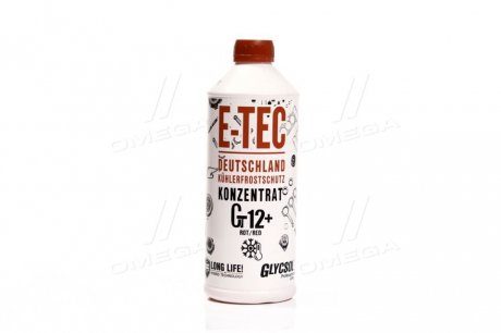 Антифриз концентрат Gt12+ Glycsol кан. п/э 1,5 кг. красный E-TEC 9588 (фото 1)