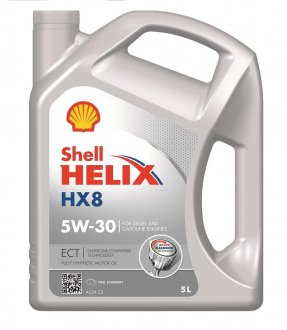 Олія моторна Shell Helix HX8 ECT 5W-30 (5 л) 550048100