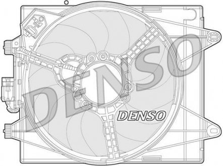 Вентилятор радиатора DENSO DER13005 (фото 1)