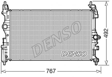 Радиатор DENSO DRM20019 (фото 1)
