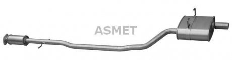 Глушитель (задняя часть) Asmet 12.025 (фото 1)