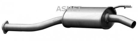 Передній глушник,випускна сист Asmet 01.011 (фото 1)