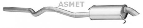 Глушитель (задняя часть) Asmet 04.111 (фото 1)