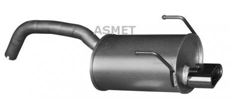 Глушитель (задняя часть) Asmet 16.091 (фото 1)