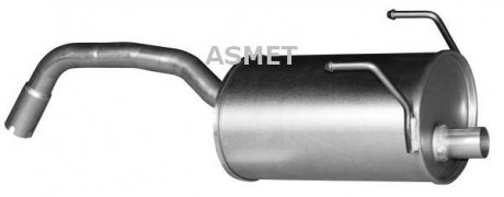 Глушитель (задняя часть) Asmet 16.059 (фото 1)