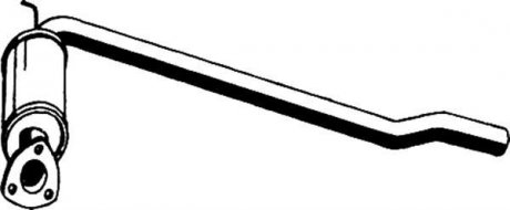 Передній глушник,випускна сист Asmet 04.066 (фото 1)