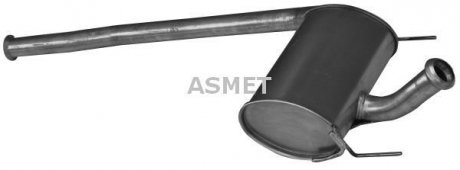 Передній глушник,випускна сист Asmet 10.065 (фото 1)