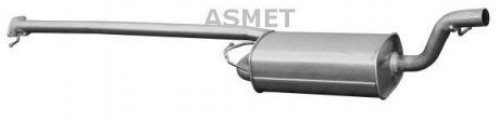 Передній глушник,випускна сист Asmet 07.153 (фото 1)