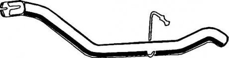 Вихлопна труба Asmet 07.208 (фото 1)