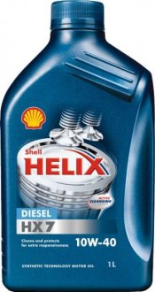 Масло моторное Shell Helix HX7 Diesel 10W-40 (1 л) 550040427