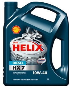 Олія моторна Shell Helix HX7 Diesel 10W-40 (4 л) 550040425