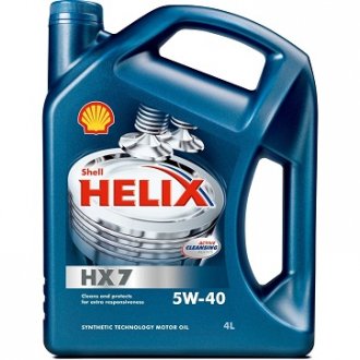 Масло моторное Shell Helix HX7 5W-40 (4 л) 550040513
